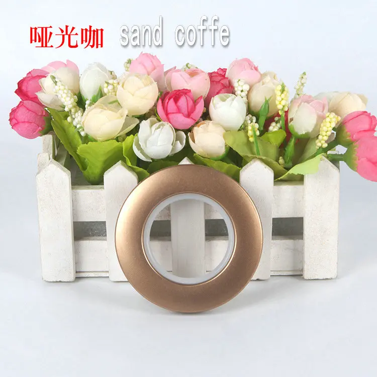 jieyang  Curtain Rod Accessories Plastic Abs Pp Eyelet Curtain Tape Ring