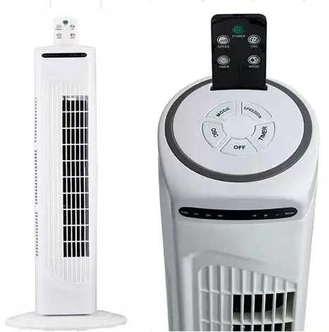 Заводской OEM воздушный кулер стоячий Электрический вентилятор для дома вентиляторы охлаждающий светодиодный дисплей с дистанционным управлением