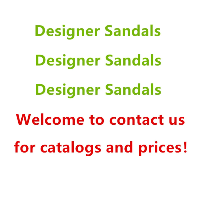 Branded Classic Unisex Custom Design Flip Flop Fashion Designers Wedge Flat Sandals Luxury Sandals Women