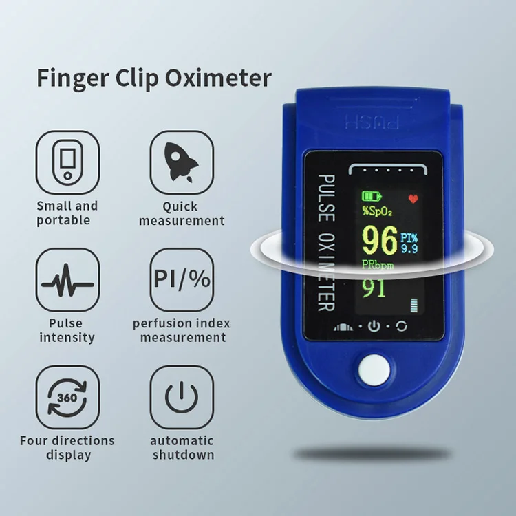 
Finger Clip Pulse Oximetro Digital Finger Pulse Oximete Fingertip Oximete for Jumper People 