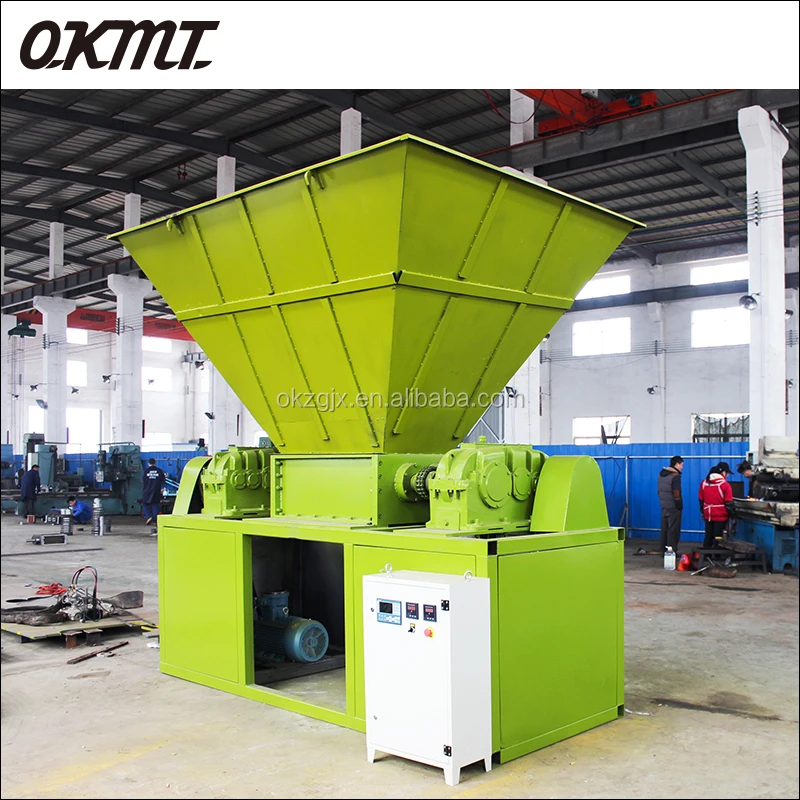High Quality Plastic Bottle Shredder Machine Double Shaft Shredder