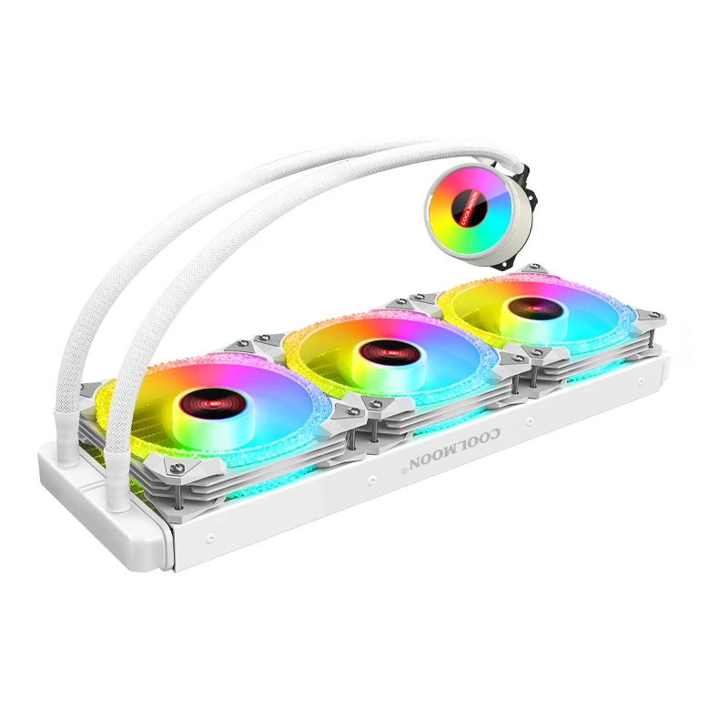Hot Selling COOLMOON ICEMOON360 Gaming computer pc water cooling OEM 360mm ARGB sync PWM rgb cpu water cooler liquid cooler pc