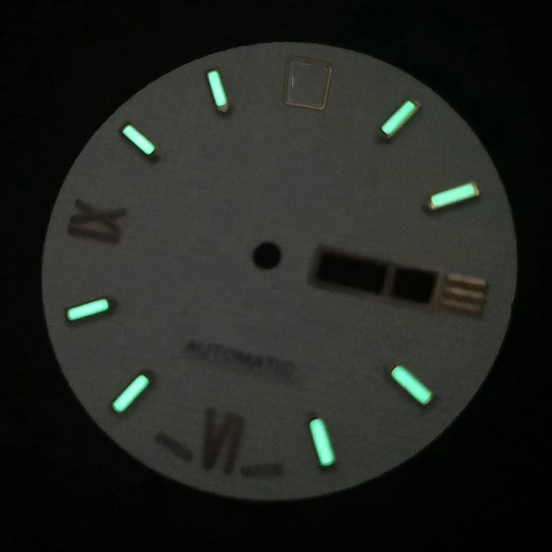 Factory can print LOGO wholesale production high-end generous Roman luminous scale double calendar window watch literal face