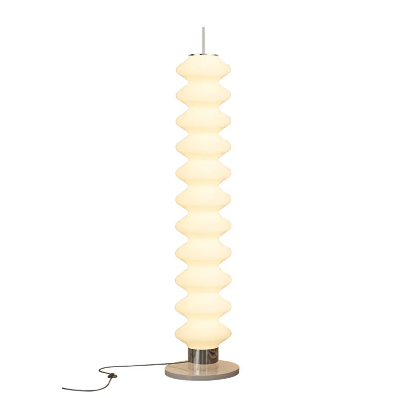 Danish Designer Sugar Gourd Living Room Sofa Bedroom Study Cream Air Atmosphere Lamp Upright Floor Lamp