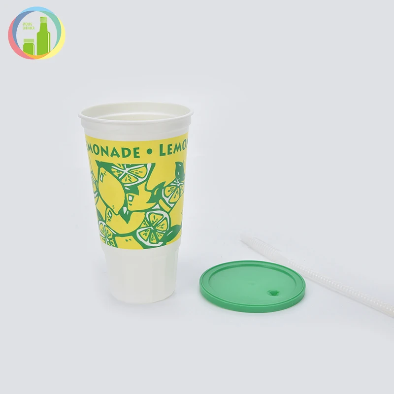 
Cartoon long drink cup plastic water bottle for school kids 