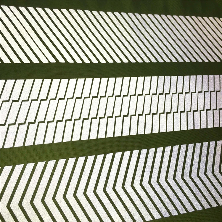 custom silver PES cutting no elastic hot fix clothing heat-transfer paper tape for coverall a reflective strip