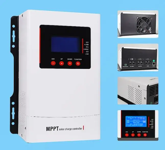 60 Amp MPPT Solar Charge Controller 24V 12V Auto,  Solar Panel Regulator  for AGM Sealed Gel Flooded Lithium Battery