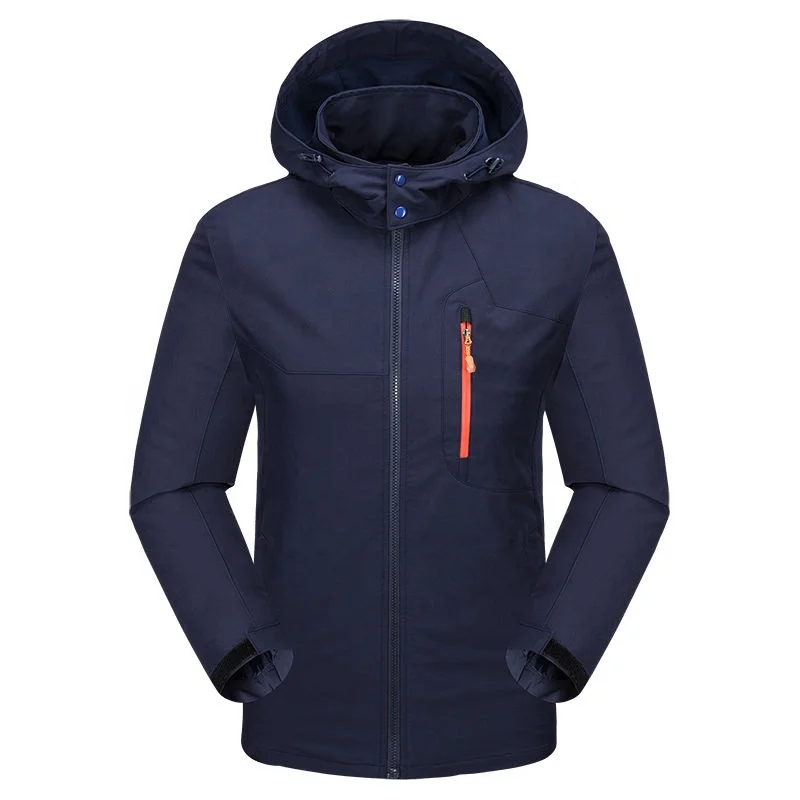 
Quality full Zip Polyester Knit Soft Shell Jacket 