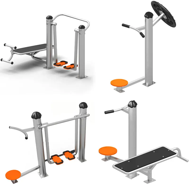 Gym Stainless Steel Park Outdoor Body Fitness Strength Equipment Station