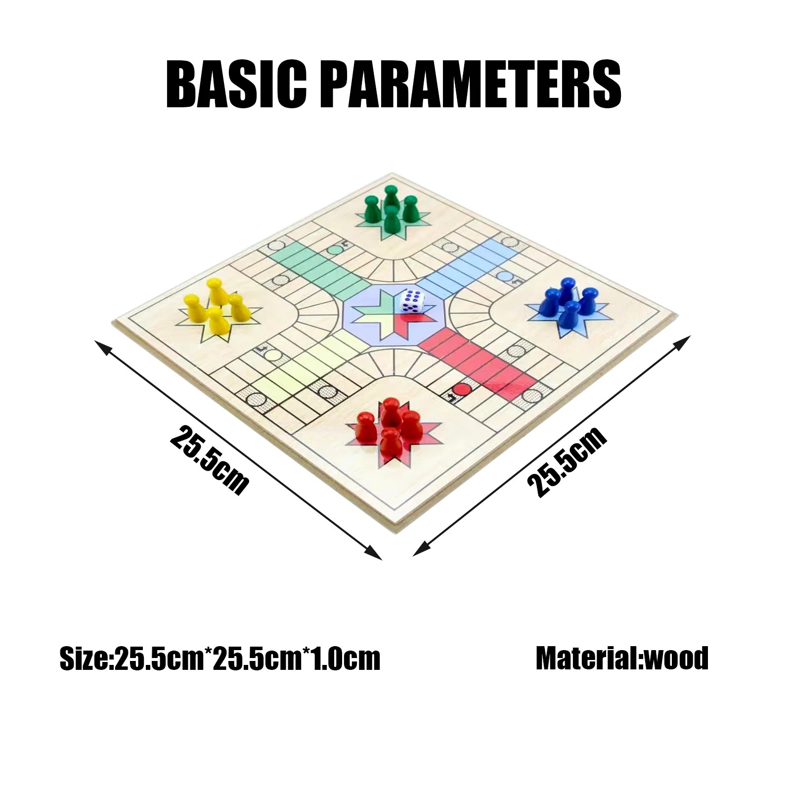 Wooden Toys Game Board Ludo Board Game Flight Board