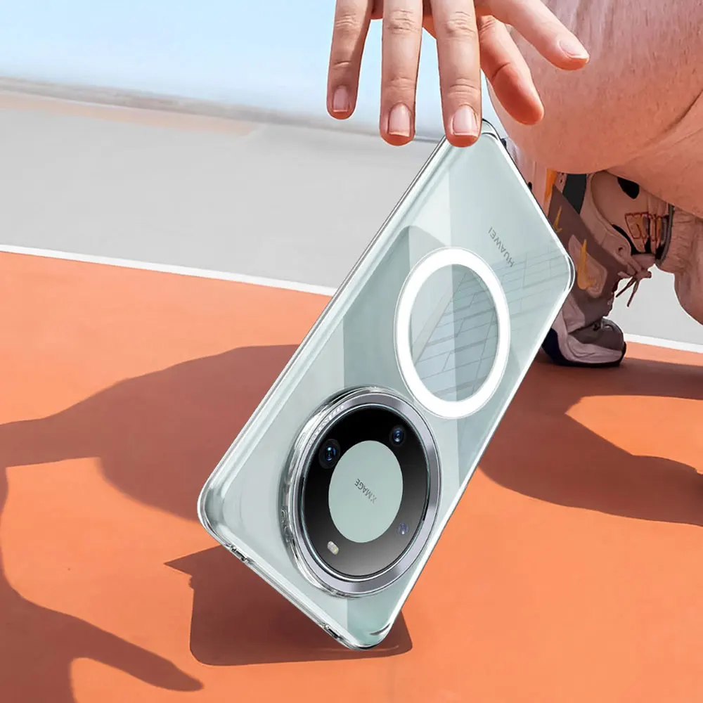 WLONS WLS39 Skin Friendly Mobile Camera Lens Protection Drop Proof Tpu Phone Case For Huawei Mate 60 Pro