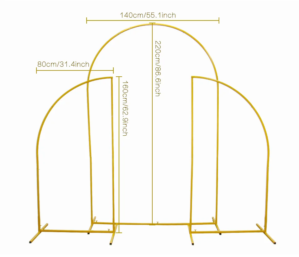Metal Outdoor Wedding Arch Set Props Flower Stand Geometric Irregular Shelf Event Birthday Party Backdrop Balloon Decor Stand