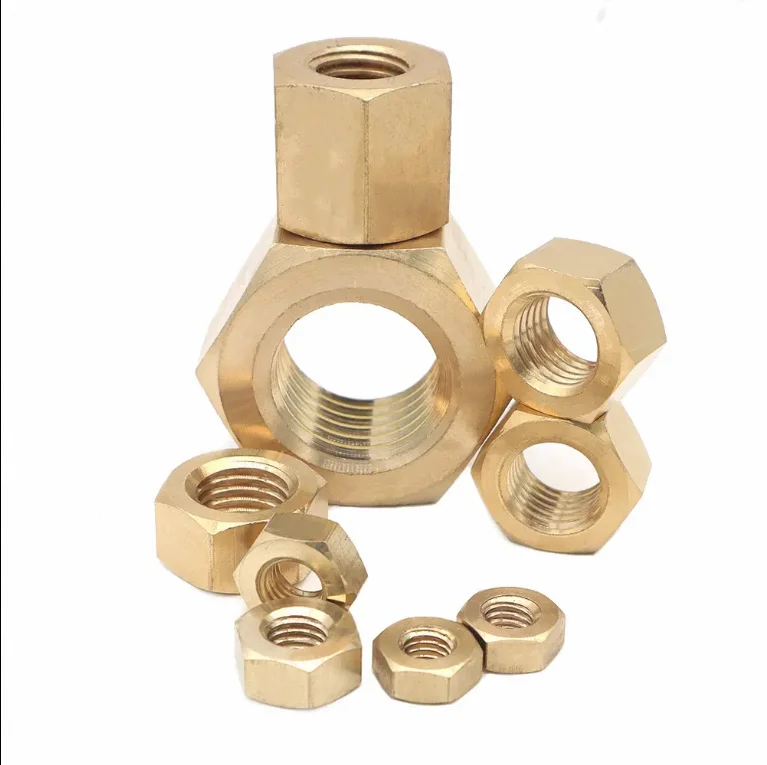 Nuts Hardware Brass Hex Nut Din934 All Kinds Of High Quality copper Brass Nut,Brass M2.5M3M5M6M8M10Nut Factory