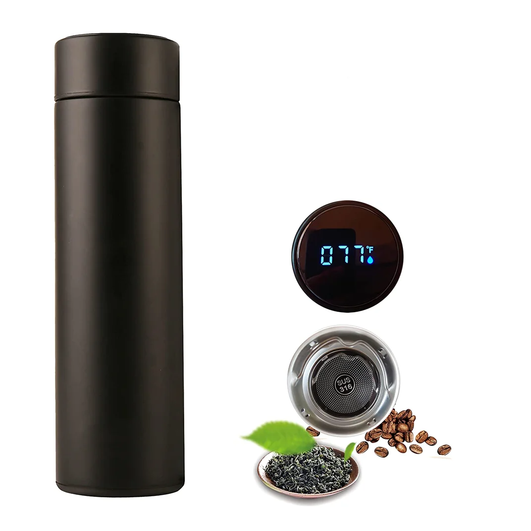 Yongkang 500ml Smart Led Drink Water Thermos Vacuum Cup Stainless Steel For Outdoor Camping Thermos 12 Hours