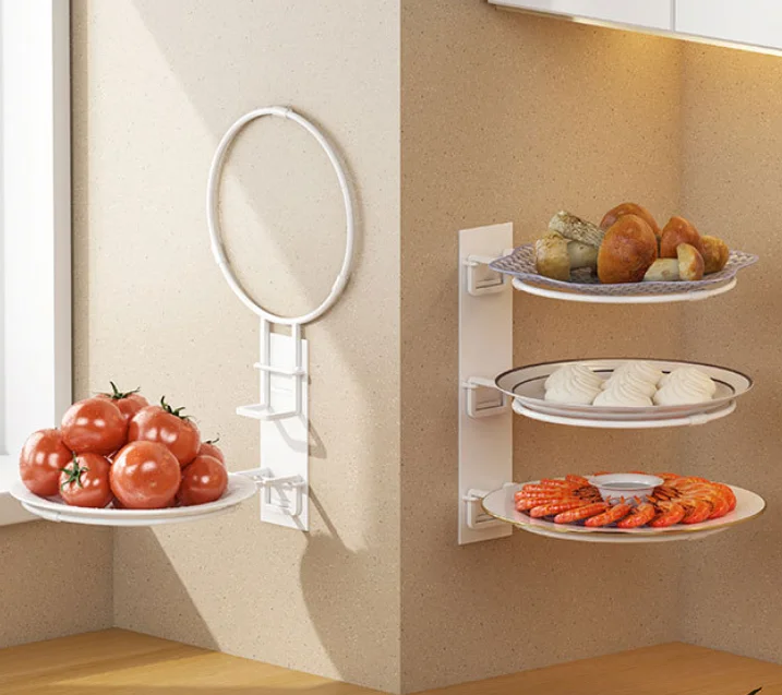 Wholesale kitchen storage multifunction multi layer multipurpose preparation plate dish tray Metal Organizer rack