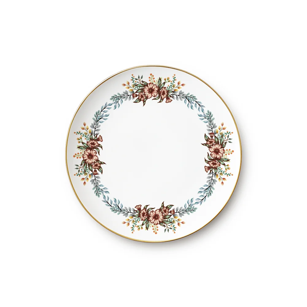 JK ceramics wholesales plates wedding banquet charger plates high quality dishes