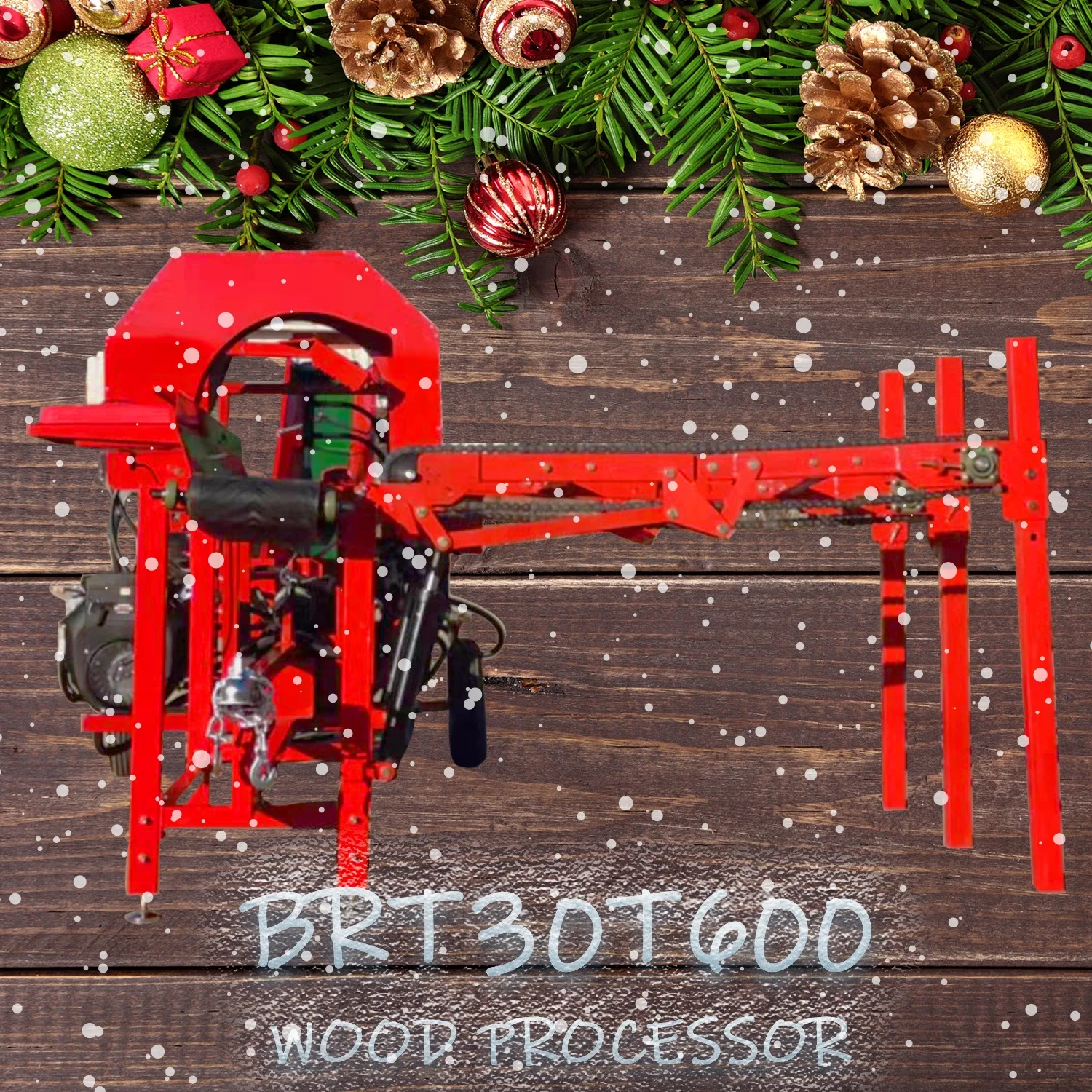 30ton gasoline firewood processor wood processor