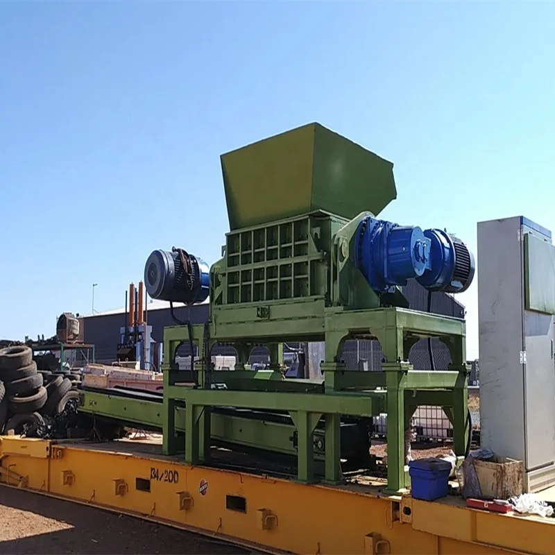 Металл дерево органические отходы Пластиковый лом шины химический цилиндр поддоны измельчитель машина переработка твердых отходов производственная