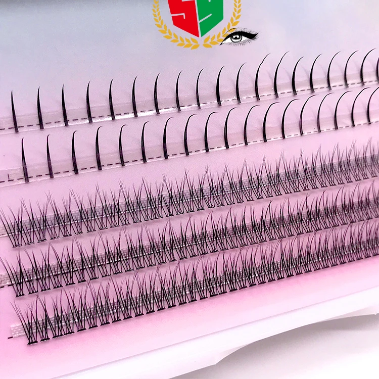 4d 5d 6d 10d Private Label Pre Made Fan Eyelash Extension Tray Faux Mink Heat Bonded Las Extension Fans Volume Pre Made Fan