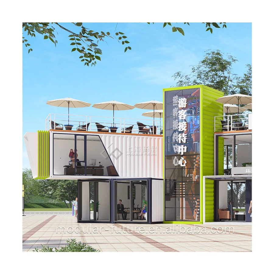 Modular Future Luxury Hotel Prefabricated Villa Prefab Mobile VIP Galaxy Mall High Quality Shipping Container Mall Office