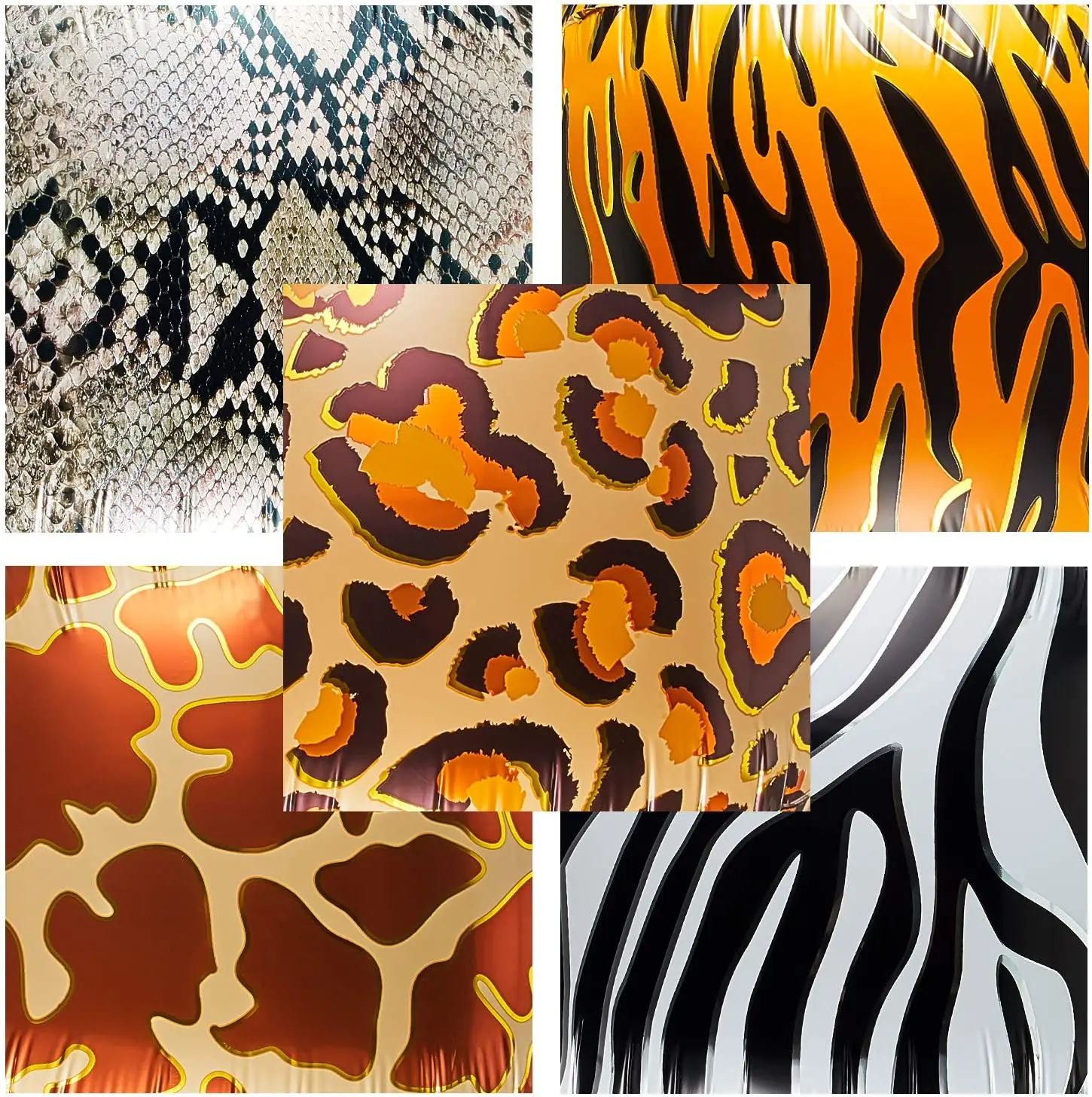 22 inch 4D Globos Animal Pattern Foil Balloons Leopard Deer Tiger Stripe Birthday Party Decorations Adult Balloon KBF812