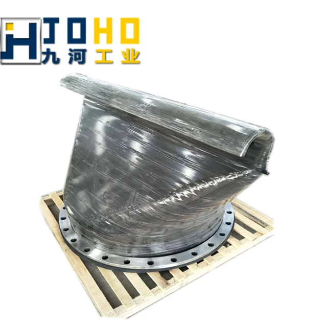 DN1000 Flange Belled Flexible Rubber Check Valve XF-T clamp Flexible Rubber Check Valve