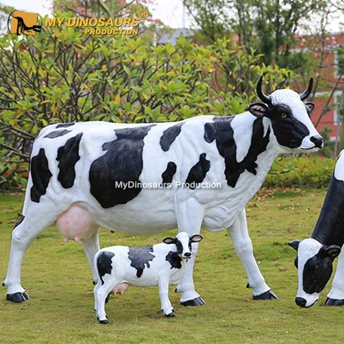 V Animal models fiberglass large cow lively animal