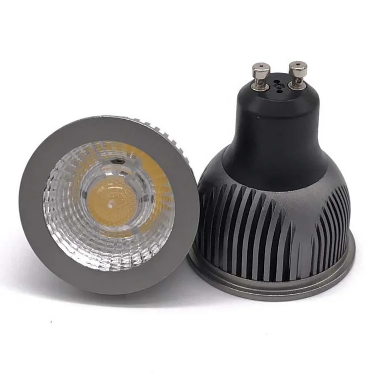 5-летняя гарантия GU10 MR16 5W COB светодиодный прожектор алюминиевый лампы AC85-265V 12V