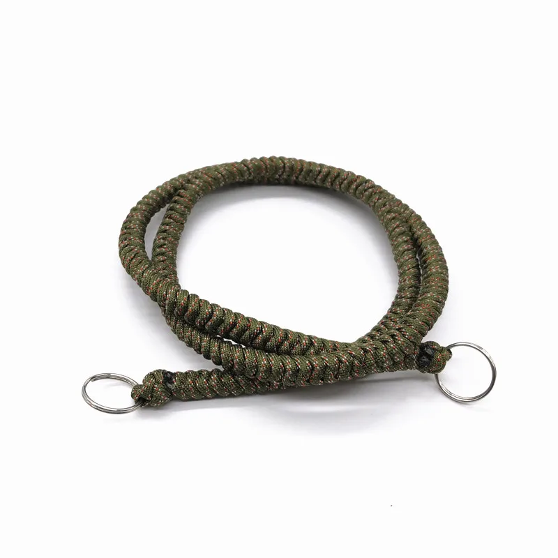 Online wholesale nylon rope weave camera neck strap handmade survival paracord camera shoulder strap