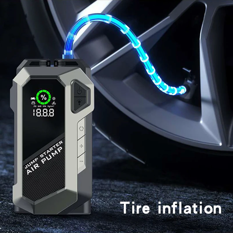 20000mAh Portable Car Jump Starter High Power Charger Starting Device Emergency Tool Multi-Function Battery 12V