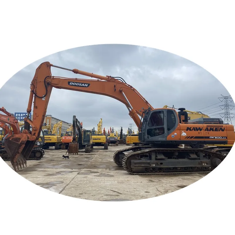 Хорошая цена! Высококачественный большой экскаватор Doosan DX500 500 использованный гусеничный тип для горячей продажи