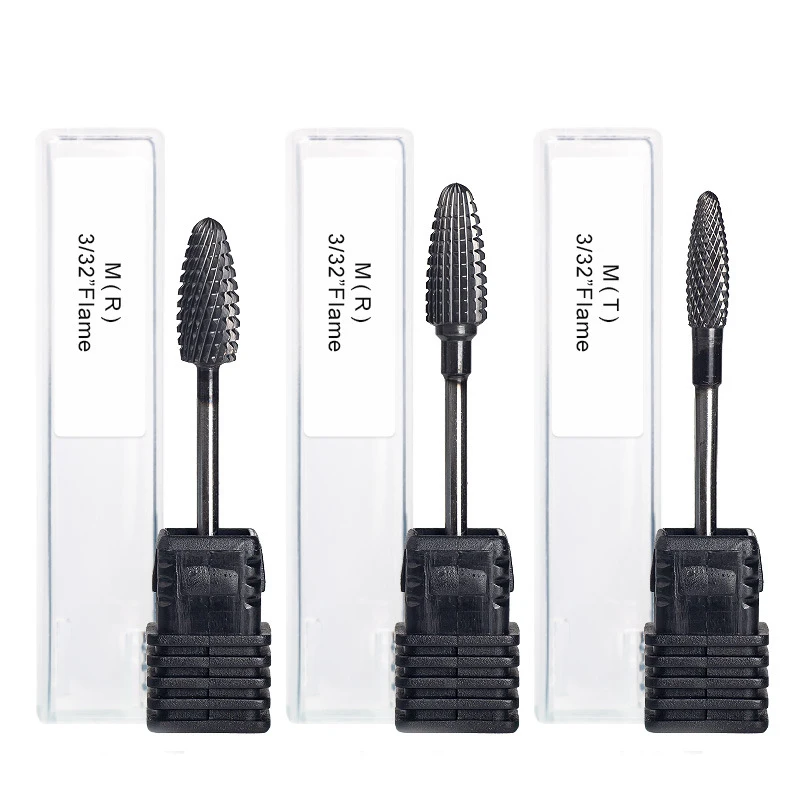 Professional Nail Tool 5 in 1 Steel Tungsten Bit Nail  Electric Fie Nail Drill Bits