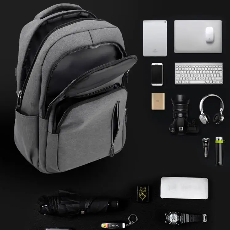 Waterproof ergo friendly light weight laptop backpack 17 inch business travel backpacks for men