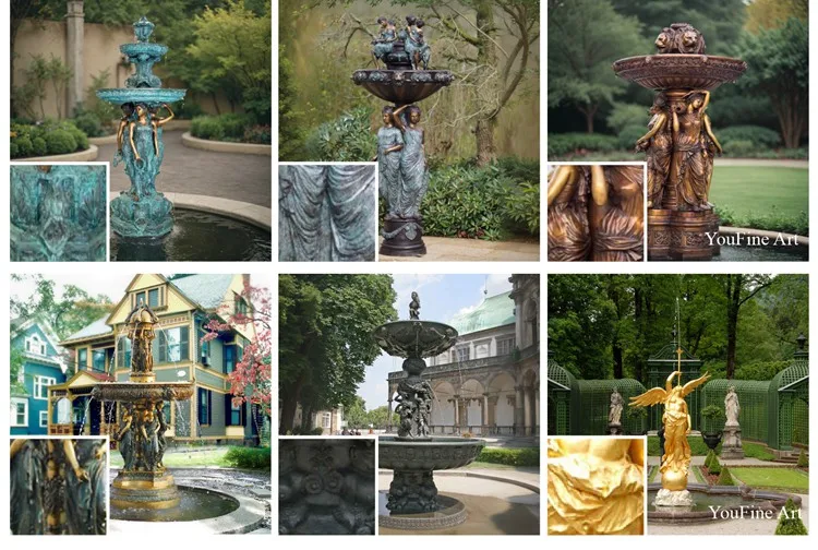 bronze fountain color choice