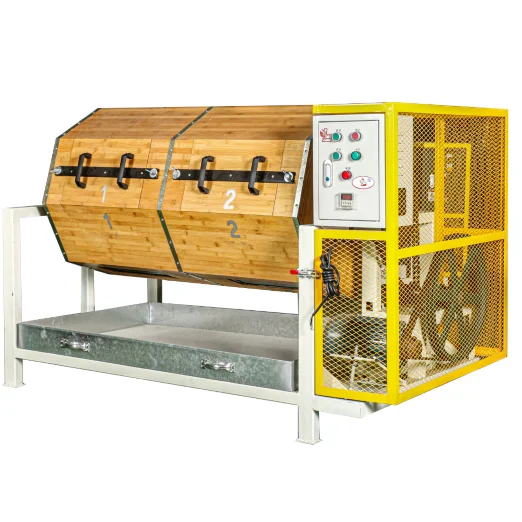 high speed centrifugal rotary grinding polishing machine drum metal polishing machine high frequency induction heater