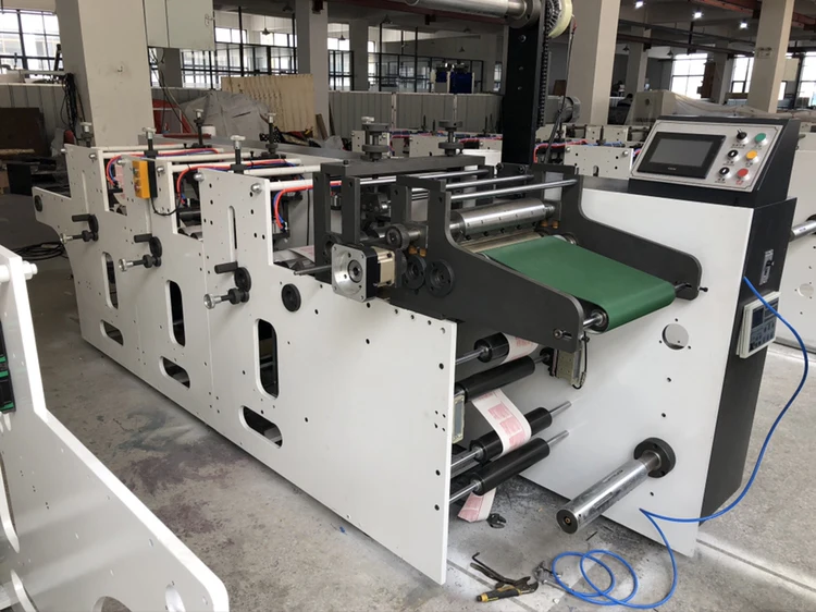 Narrow webs sticker labels roll print 320mm one 2 3 4 colors flexographic letterpress printing machine