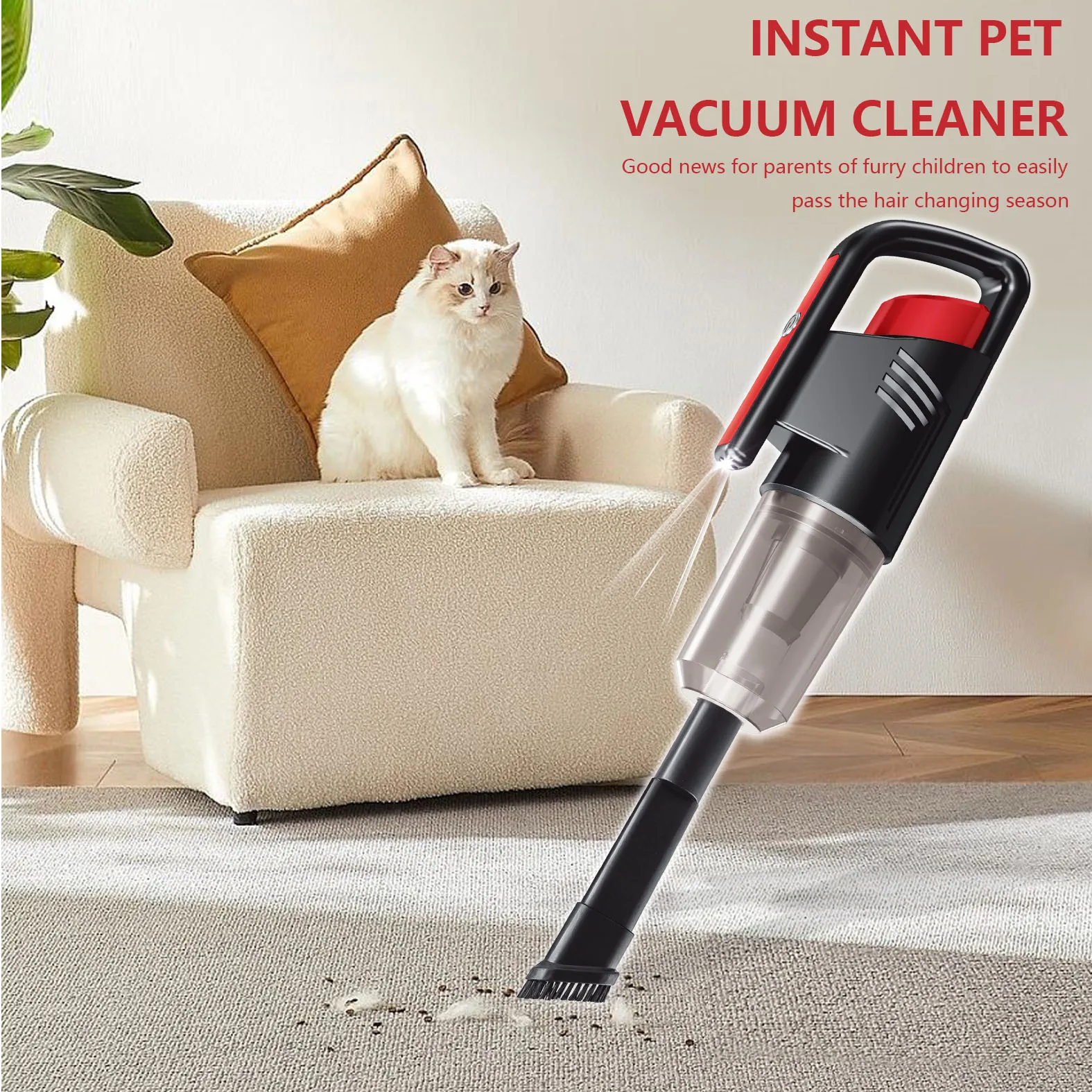 Wireless Portable Vacuum Hand held Cordless Cleaner 2 in 1 for Car 5kpa