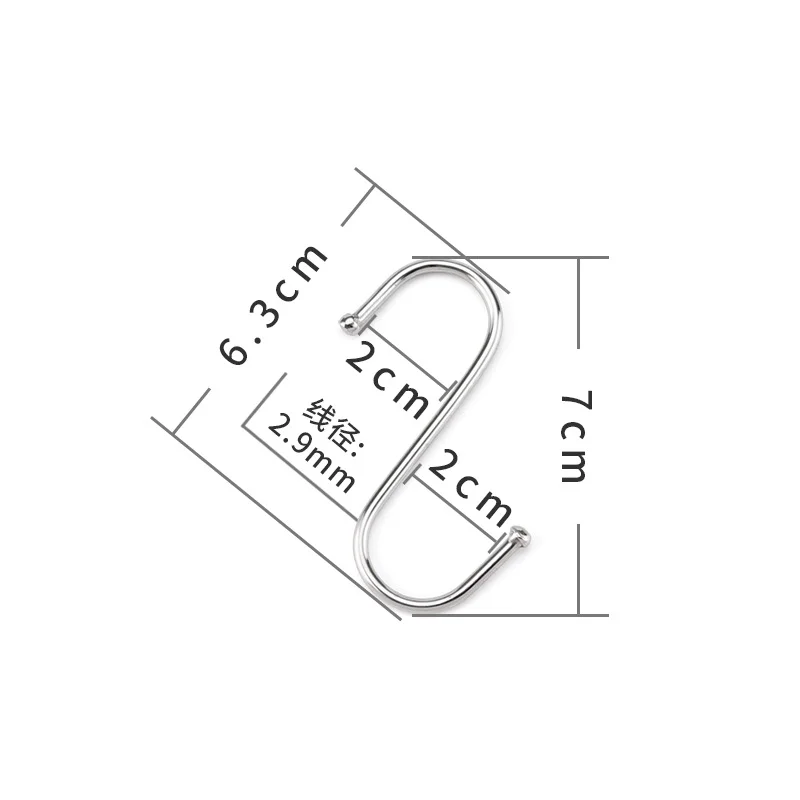 Заводской подвесной крючок для одежды из нержавеющей стали