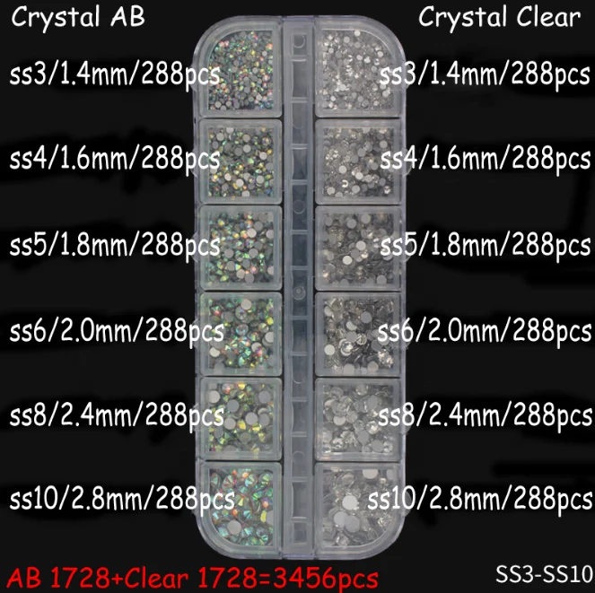 
K9 high quality nail art rhinestones bling round flat back diamond for nail art designs 