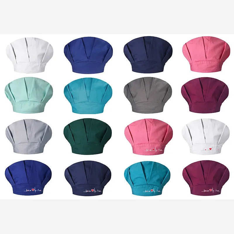 Nursing Working Surgical Scrub Cotton Medical Nurse Operating Room Caps