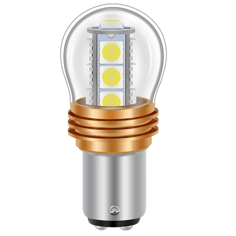 Wholesale 1.7W Turn Signal Light 7440 7443 1156 1157 Ba15s Bay15d Led 5050 13SMD Aircraft Led Light Bulb 12V DJ270