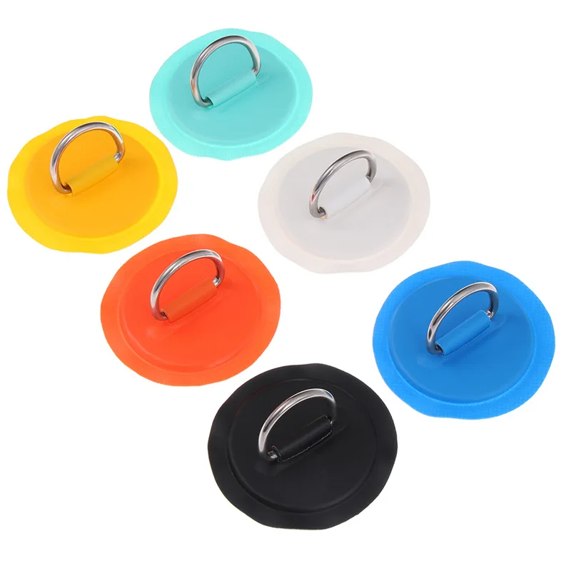 11cm Durable D-Ring Patch for Inflatable Boat Kayak Dinghy SUP, D-Ring PVC Patch Stand-Up Paddleboard Canoe Rafting