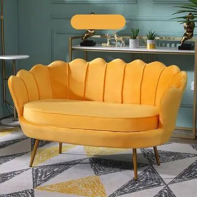 Classic Nordic Modern Simple Couch Furniture Salon Living Room Combination Comfortable Velvet Sectional Sofa Set