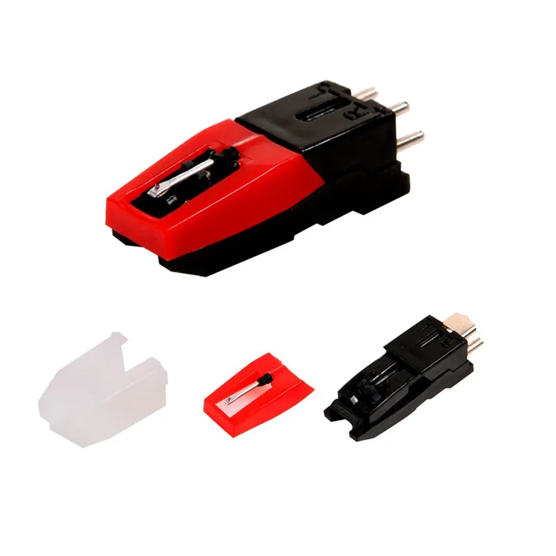 100 Pcs Ruby phonograph head antique phonograph record player stylus vinyl record player piezoelectric