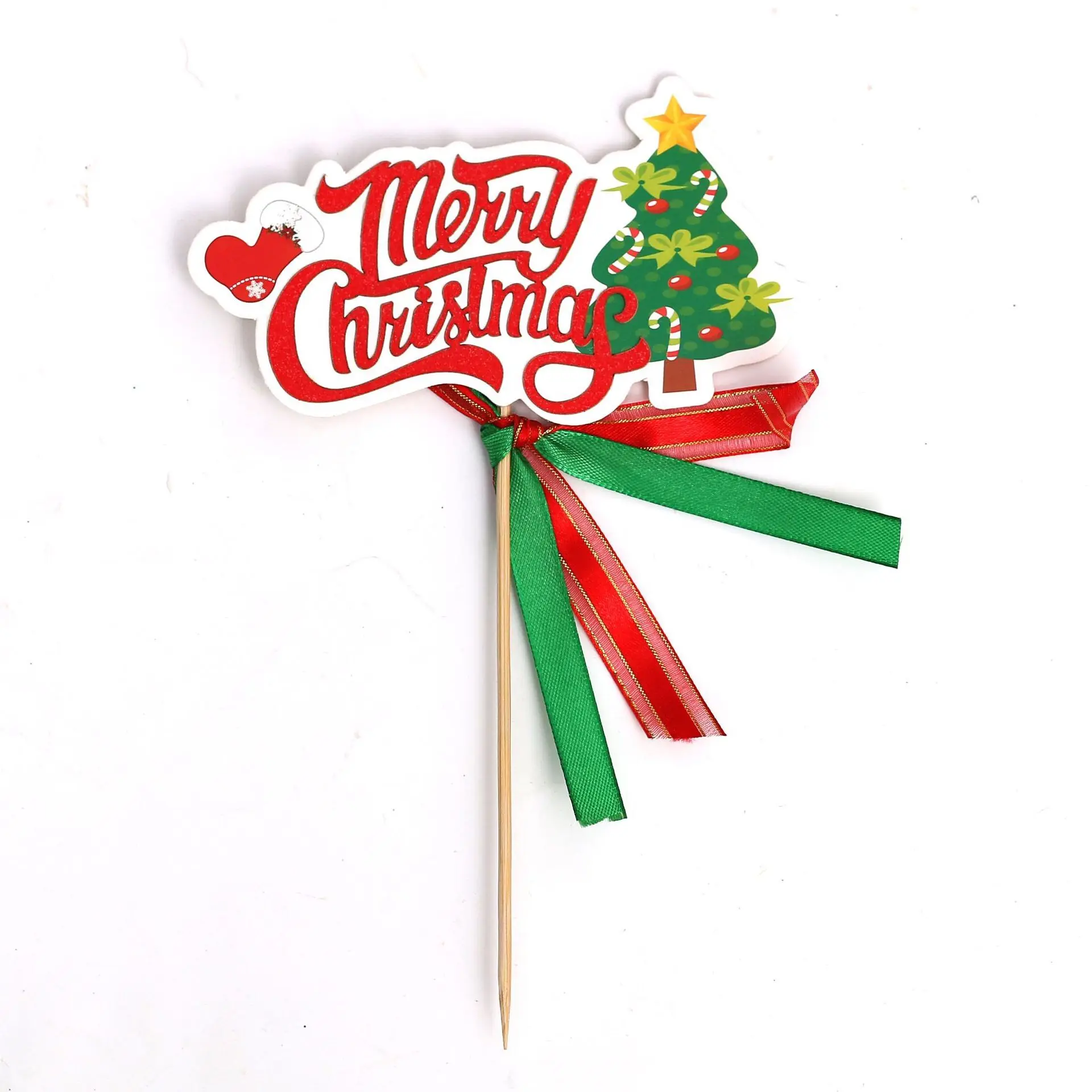 Christmas cake decoration Christmas atmosphere decoration dessert table dress up Christmas cake card decoration