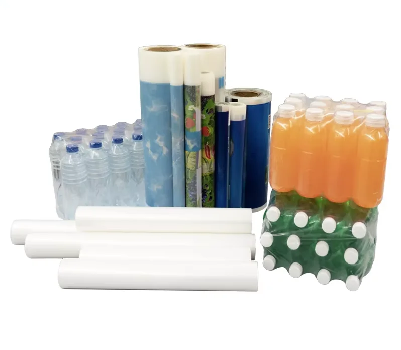 High quality Polyethylene Shrink Film LDPE Heat Shrink Wrap Film for Glass Beer Beverage Plastic Bottle Mineral Water bottle