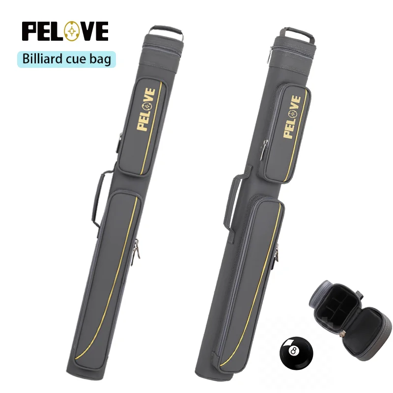 Factory wholesale custom new style, with front pocket can hold billiard accessories, hard pool cue case