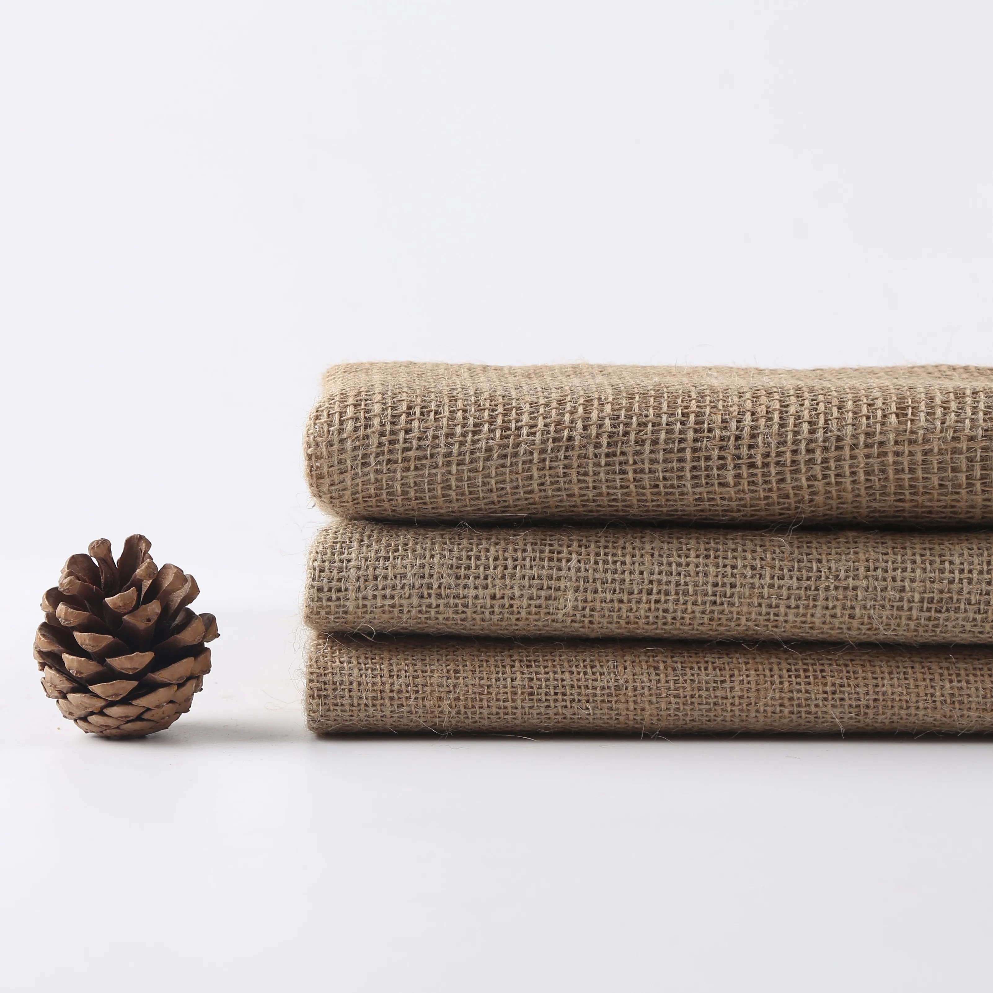 100% Jute Fabric Burlap Jute Hessian Cloth Gunny Roll Jute For Decoration