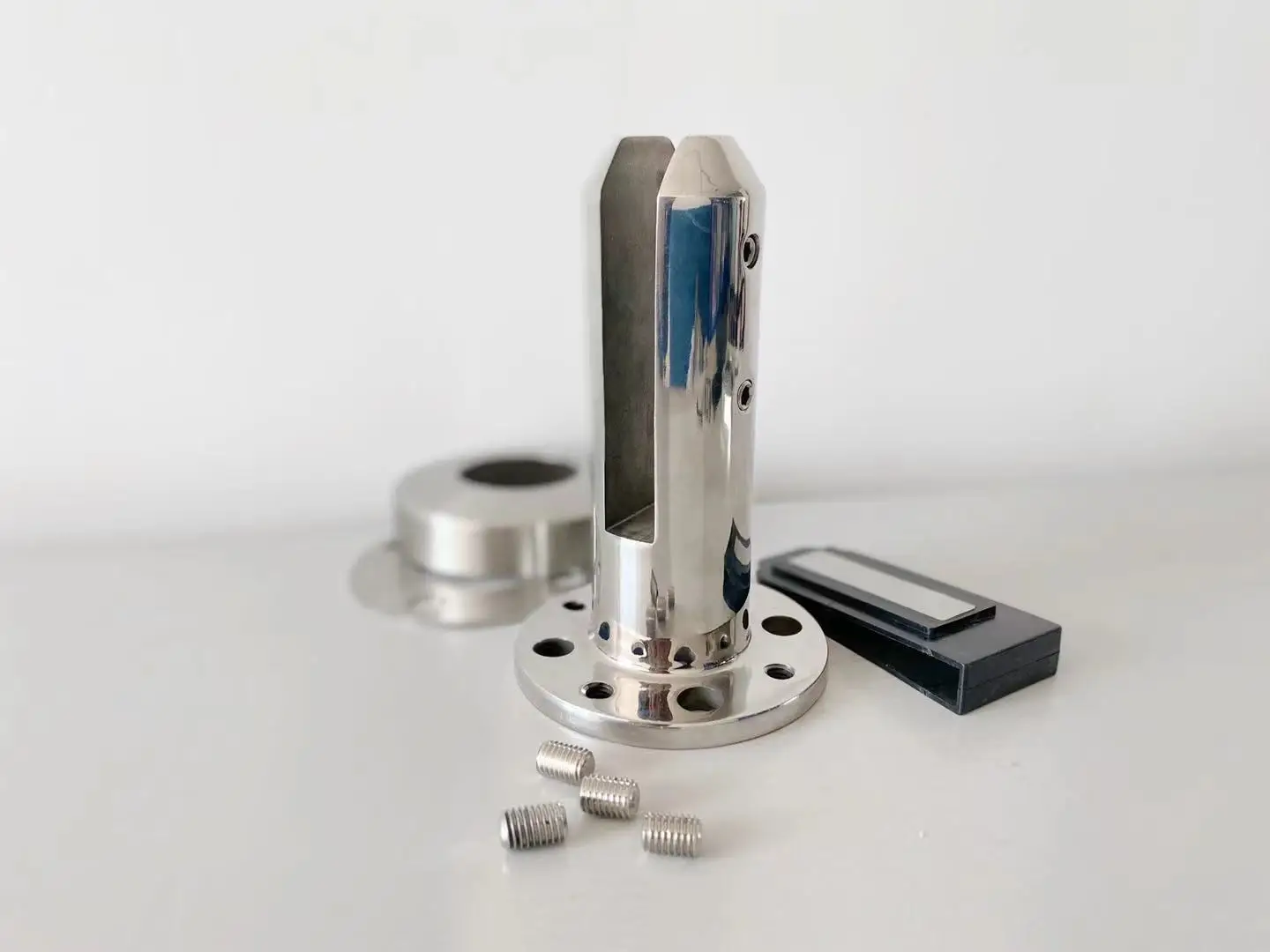 Нержавеющая сталь дуплекс 2205 круглое основание пластины стеклянный Вкрапленный