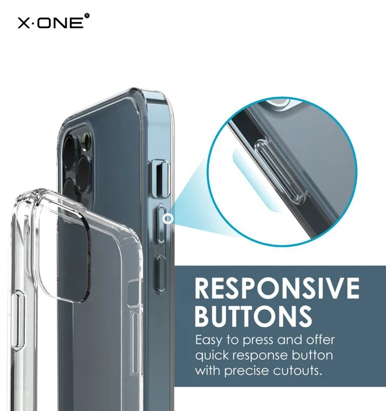 2021 New Clear case cell phone Hard Acrylic TPU Shockproof Mobile Cover For iPhone 13 Pro Max Transparent